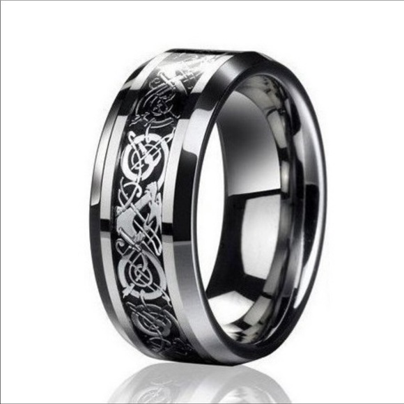 Laser Cut Titanium Ring - Picture 6 of 8